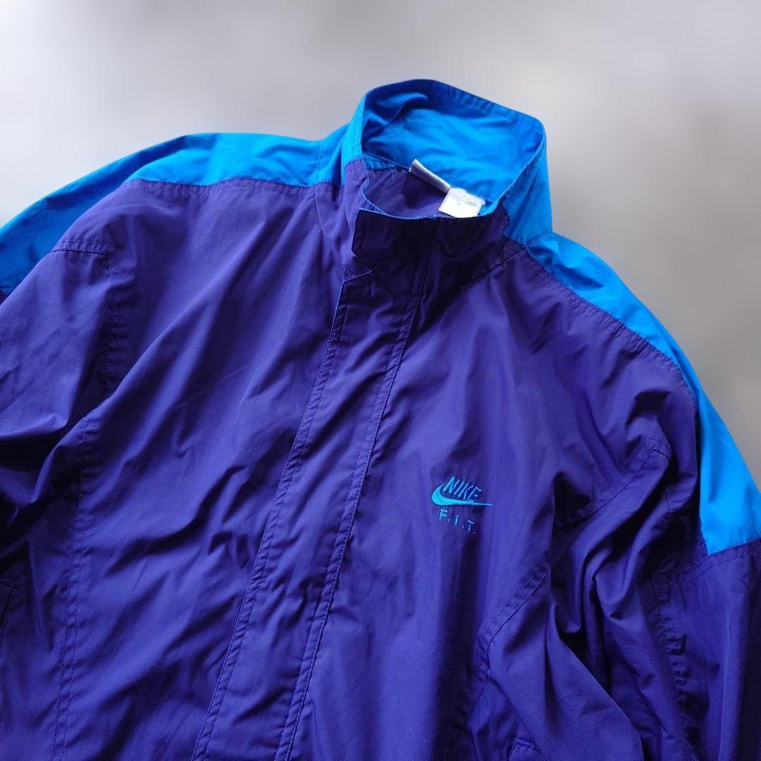 90s NIKE silver tag nylon jacket L
