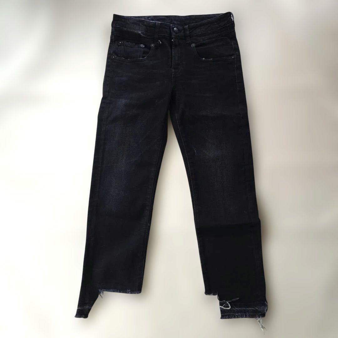 R13 NEWYORK stretch damage jeans W25 MADE IN ITALY