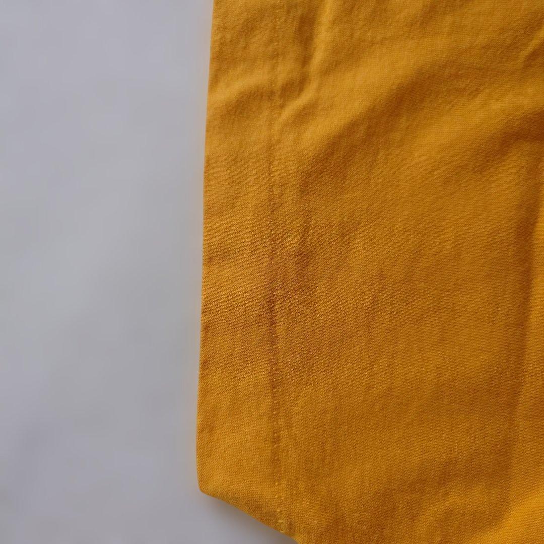 90s colledge flock print tee L