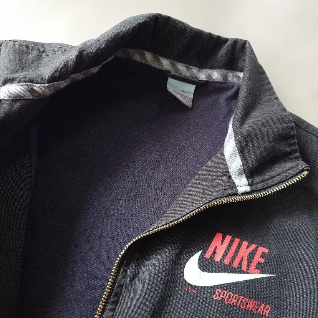 NIKE zip up Jacket cotton twill M