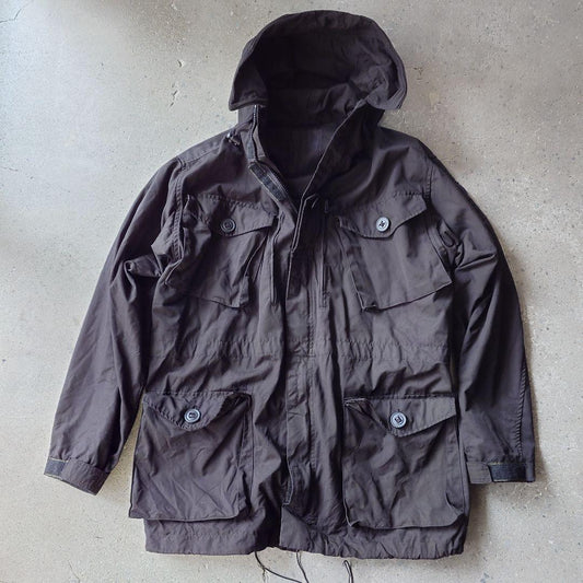 England SAS windproof coat overdye イギリス軍　ミリタリー　ウインドプルーフウェザーパーカー　後染め　ジャケット