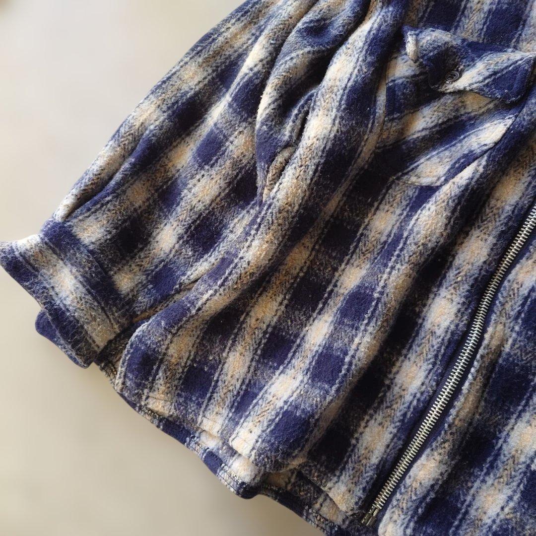 EARTHRAGZ 70s ombre zipup blanket jacket L