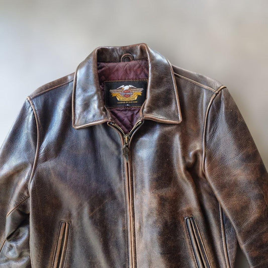 Harley Davisdon Leather Tracker Jacket S