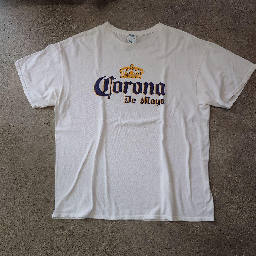 CORONA BEER old english logo tee XL