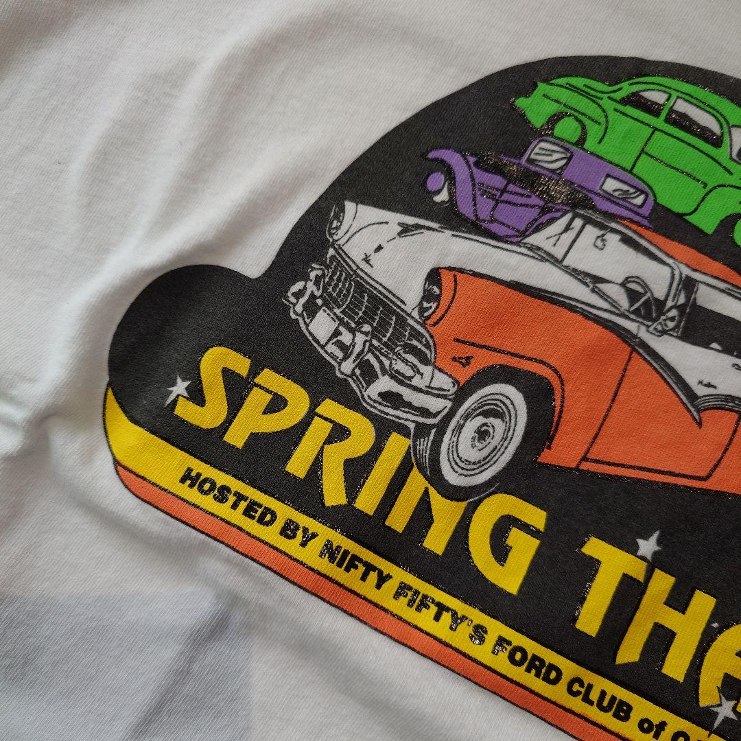 Used print tee classic car L