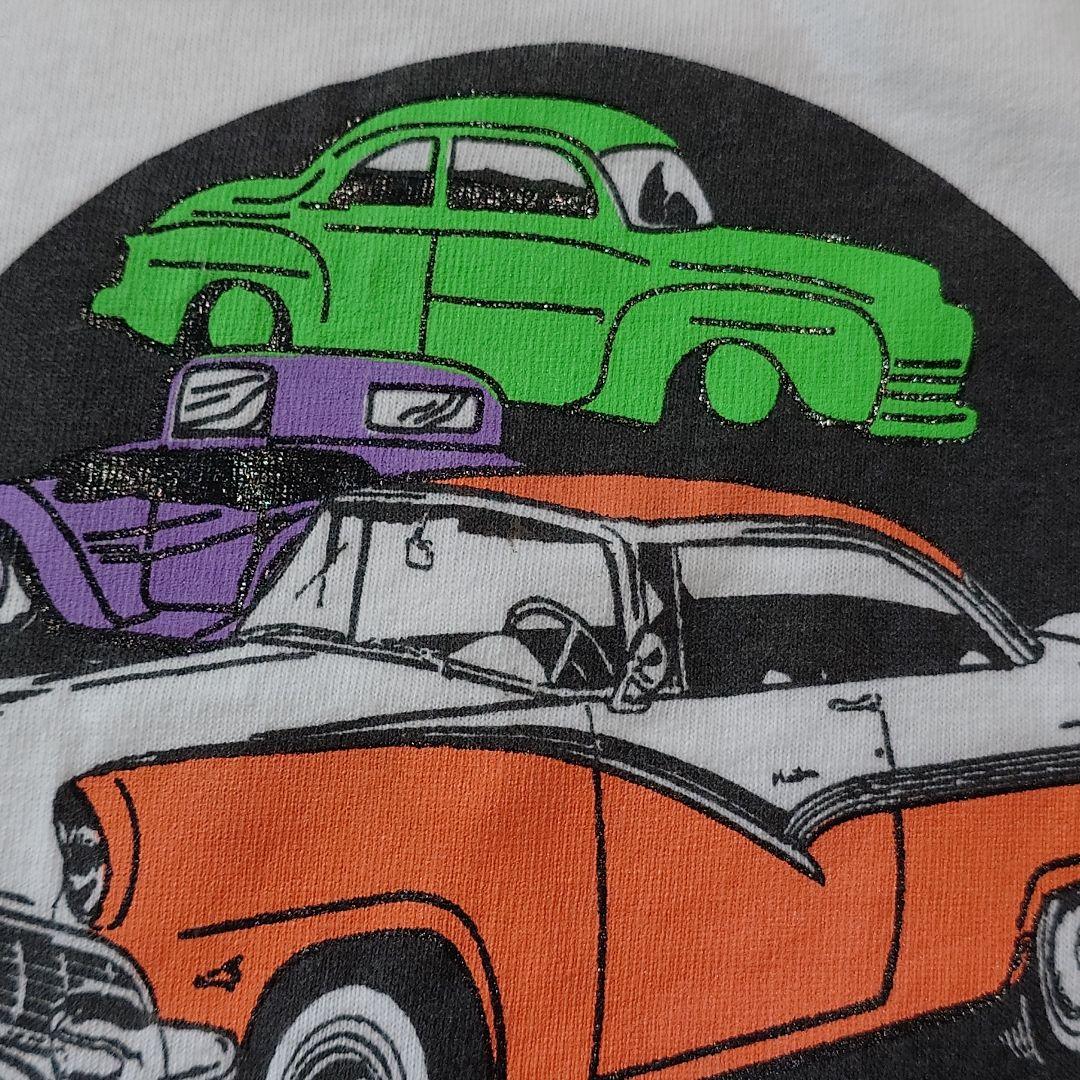 Used print tee classic car L