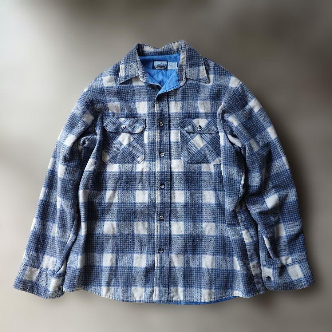 Sears Fieldmaster print flannnel shirts 17 XL