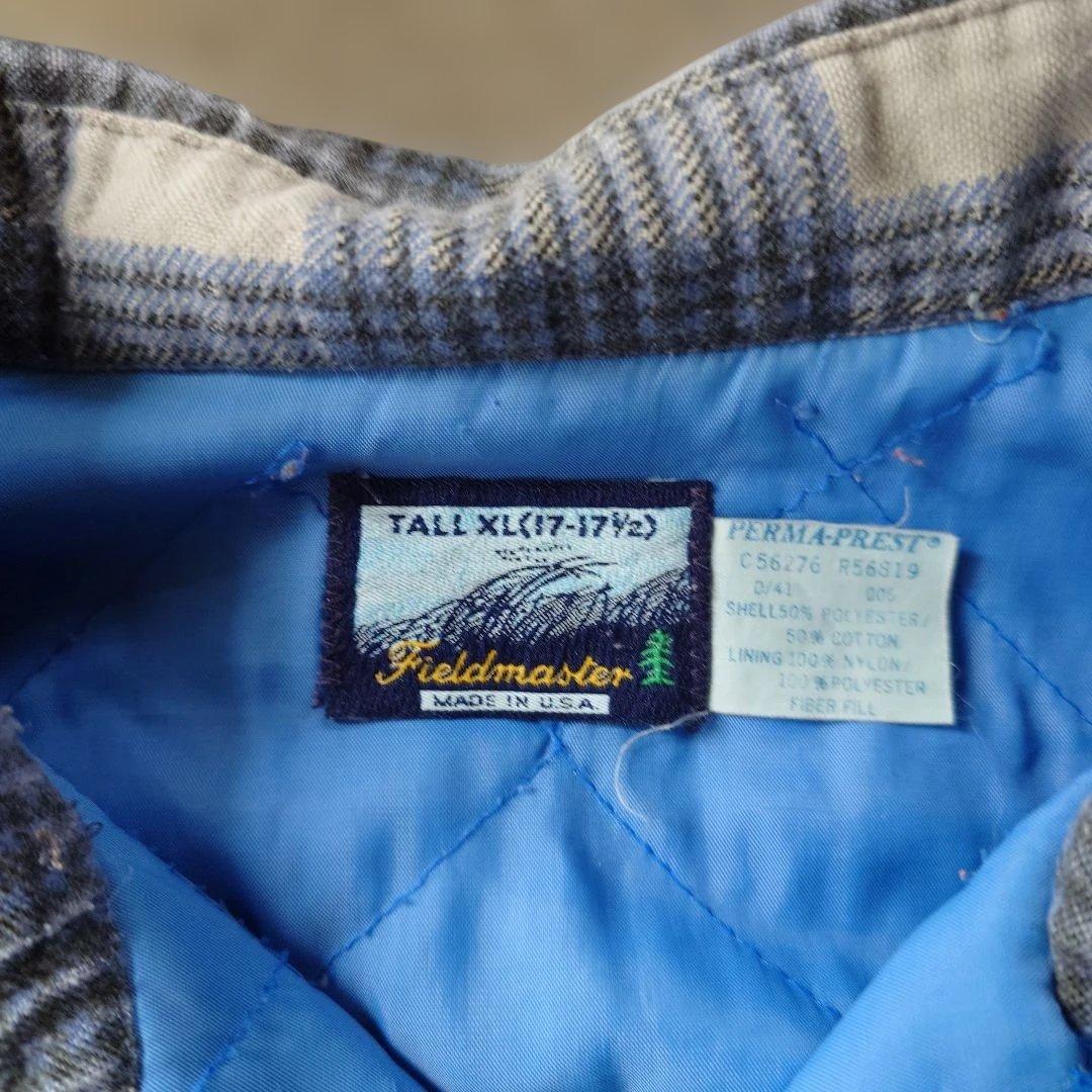 Sears Fieldmaster print flannnel shirts 17 XL