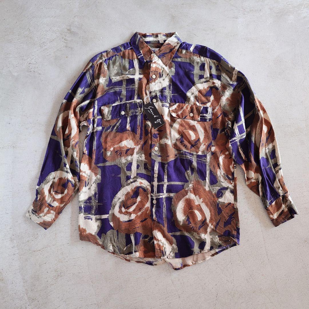 GOOUCH Deadstock silk shirts グーチ デッドストック シルクシャツ　柄シャツ