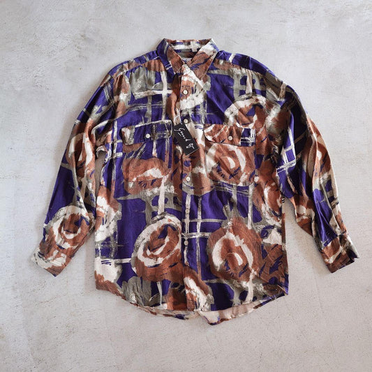 GOOUCH Deadstock silk shirts グーチ デッドストック シルクシャツ　柄シャツ
