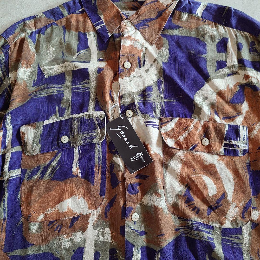 GOOUCH Deadstock silk shirts グーチ デッドストック シルクシャツ　柄シャツ