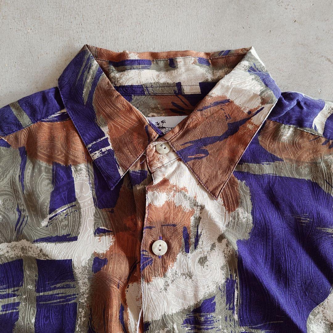 GOOUCH Deadstock silk shirts グーチ デッドストック シルクシャツ　柄シャツ