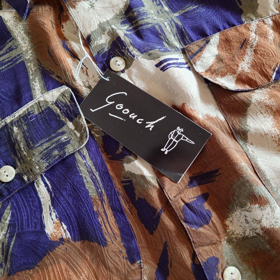 GOOUCH Deadstock silk shirts グーチ デッドストック シルクシャツ　柄シャツ