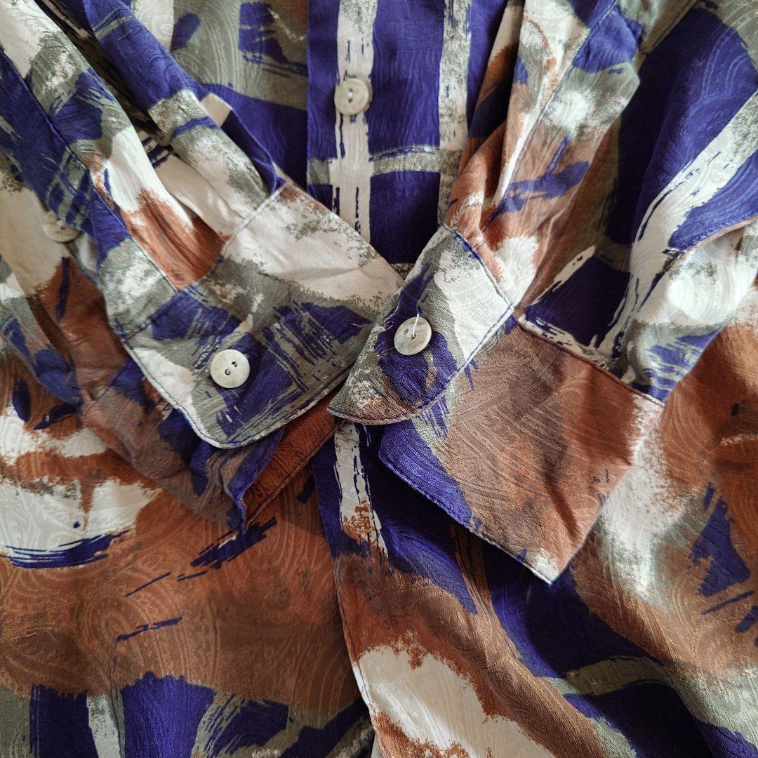 GOOUCH Deadstock silk shirts グーチ デッドストック シルクシャツ　柄シャツ