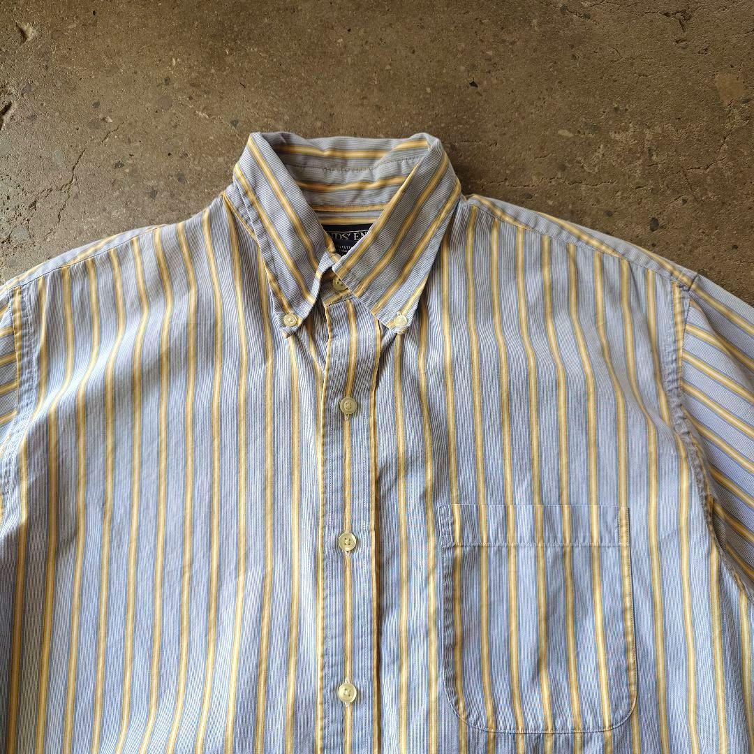 LAND'S END BD stripe ss shirts 151/2