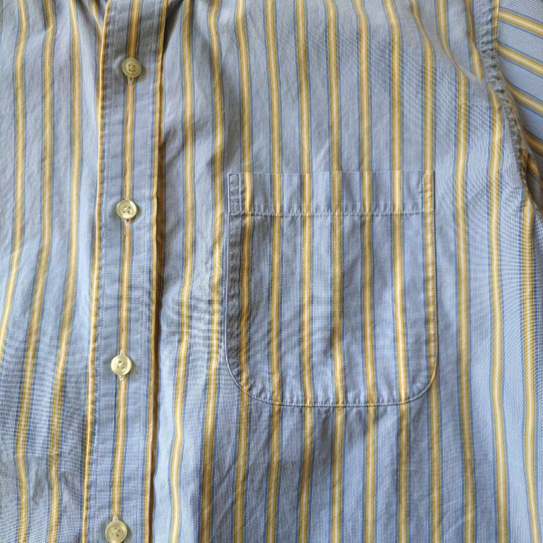 LAND'S END BD stripe ss shirts 151/2
