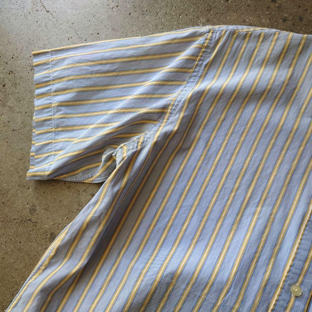LAND'S END BD stripe ss shirts 151/2