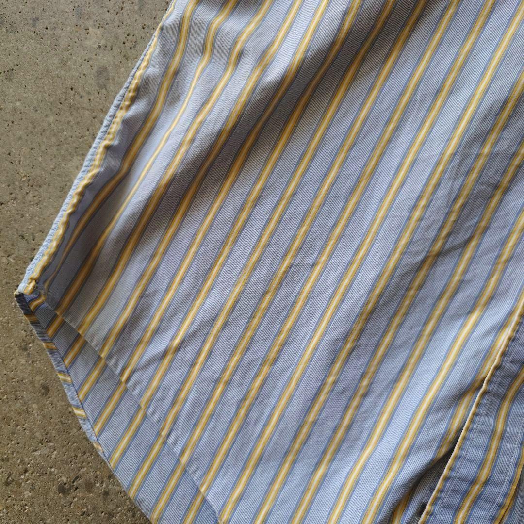 LAND'S END BD stripe ss shirts 151/2