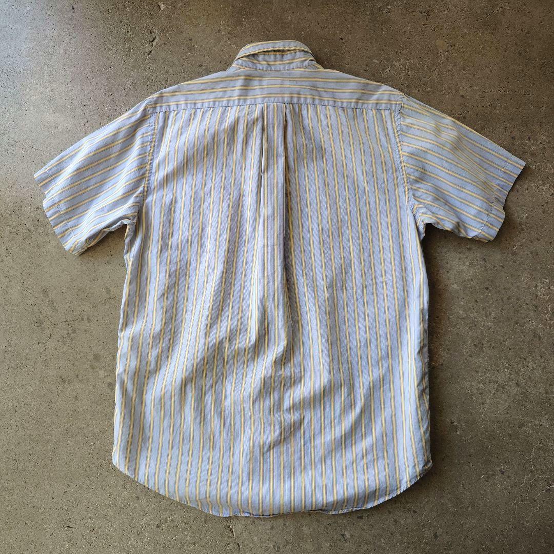 LAND'S END BD stripe ss shirts 151/2