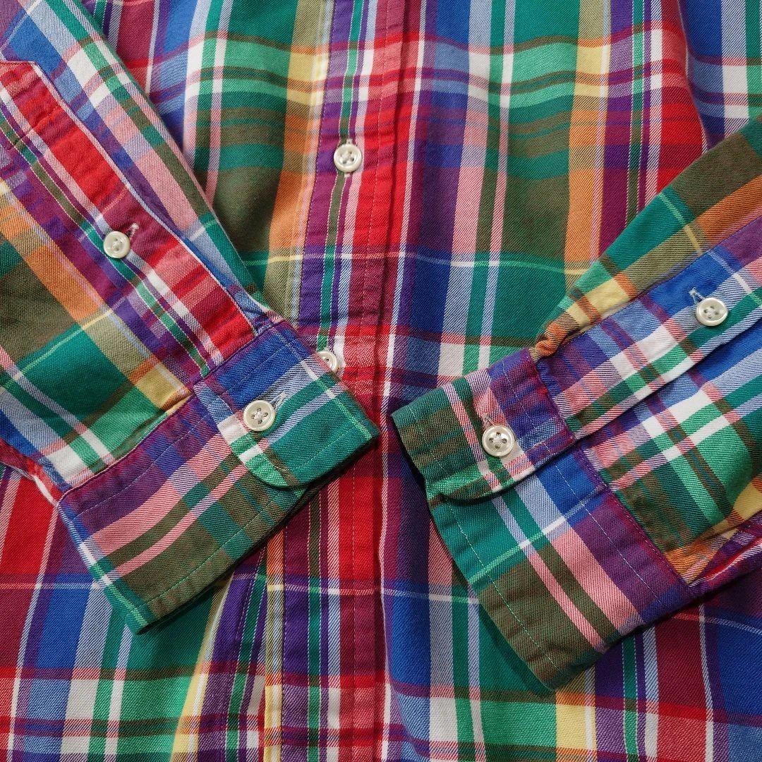 poloralphlauren madras check shirts M
