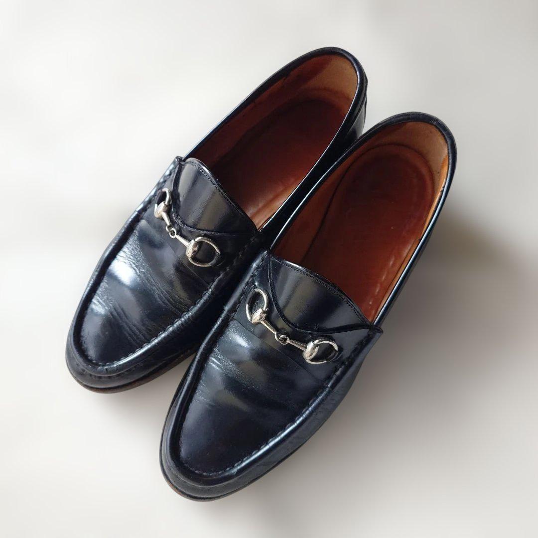 GUCCOI horse bit loffaer 8 D