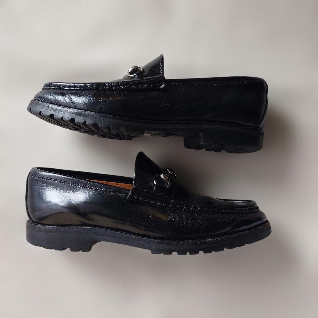 GUCCOI horse bit loffaer 8 D