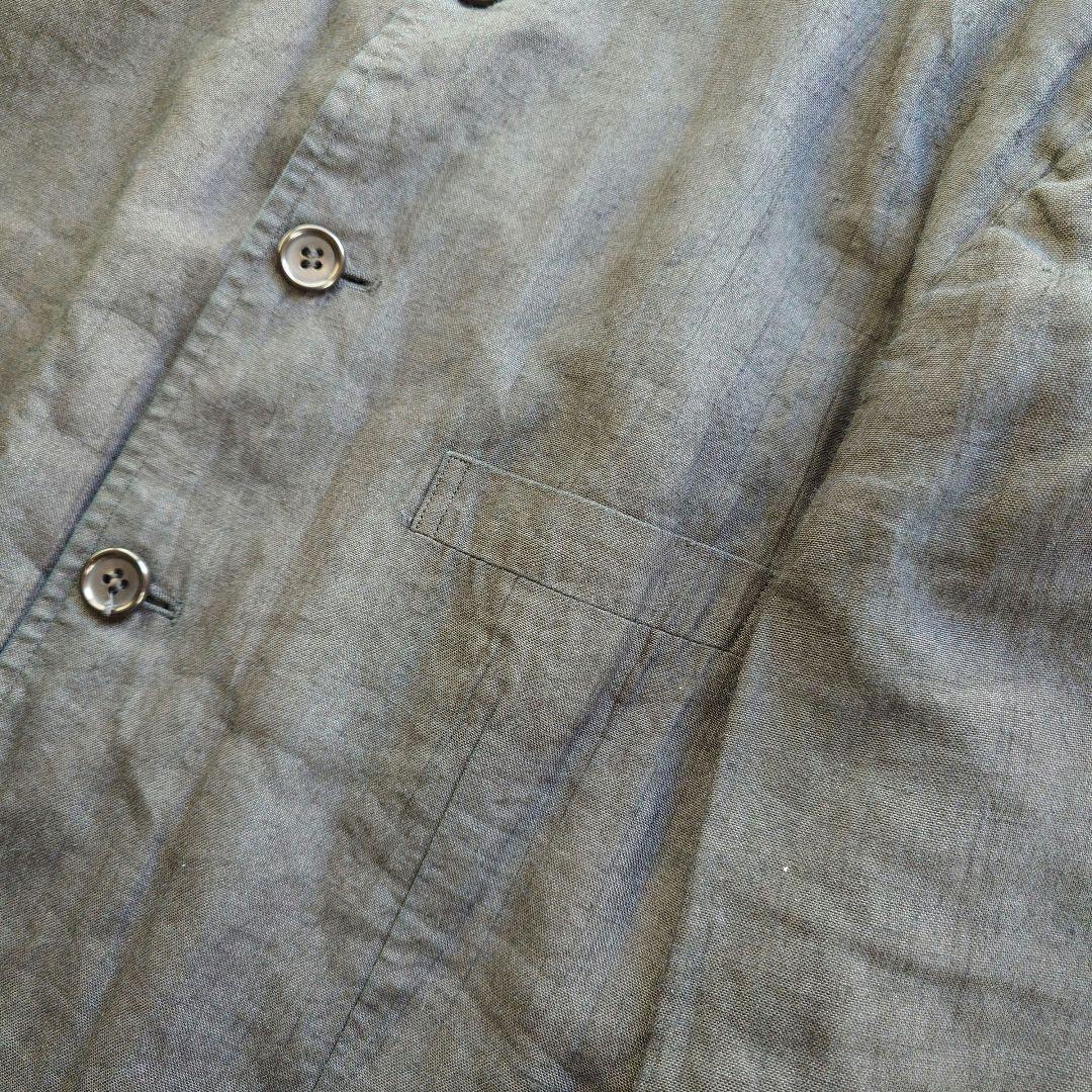 tricot comme des garson women Linen stand collar jacket  麻　スタンドカラー　ジャケット
