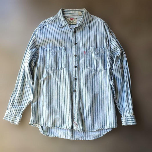 Levis denim stripe shirts L