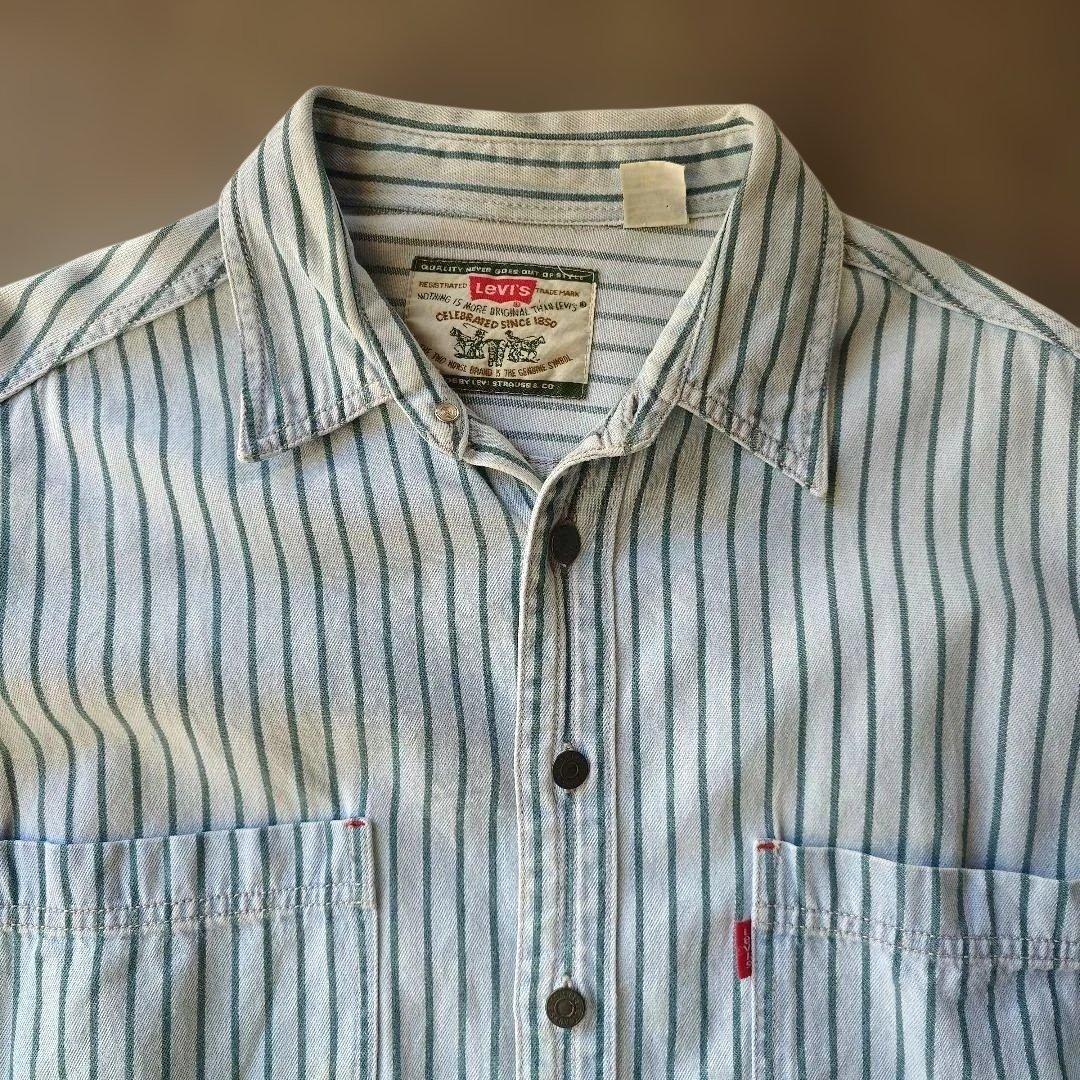 Levis denim stripe shirts L