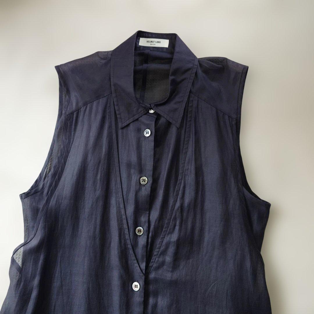 Helmut Lang　no sleeve tunic black F