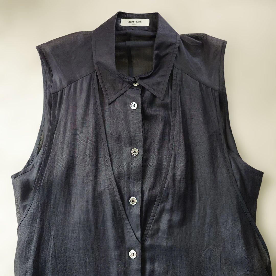 Helmut Lang　no sleeve tunic black F