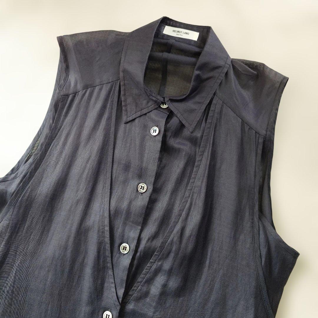 Helmut Lang　no sleeve tunic black F