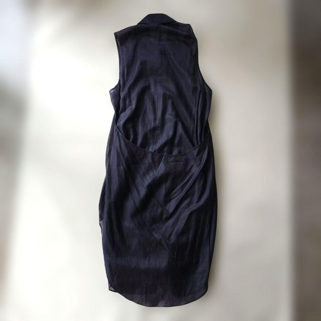 Helmut Lang　no sleeve tunic black F