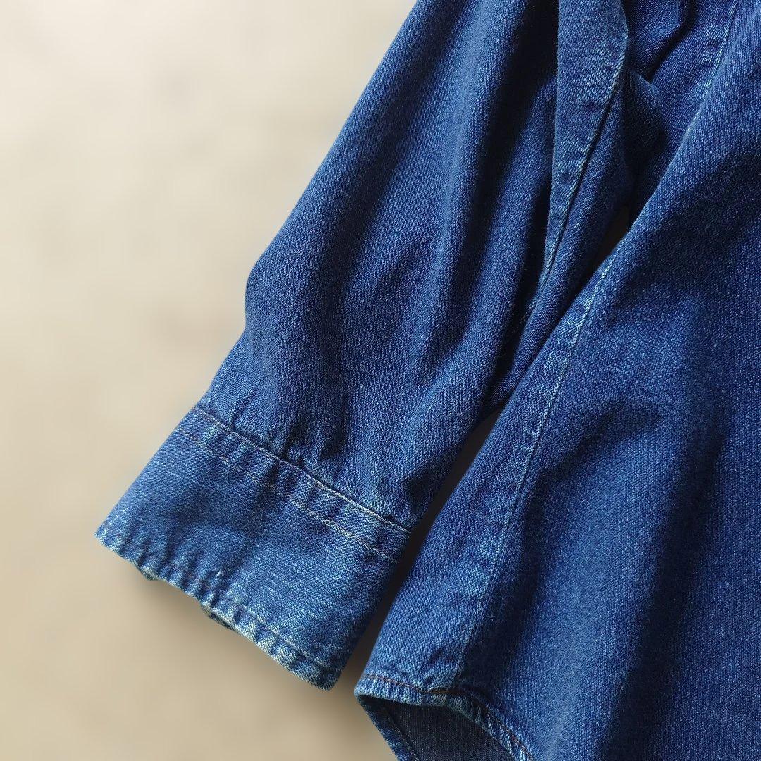 Levis's indigo denim work shirts M