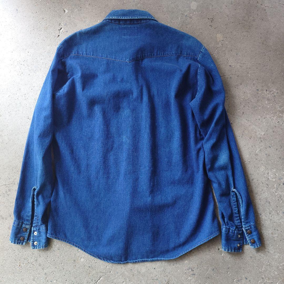 Levis's indigo denim work shirts M
