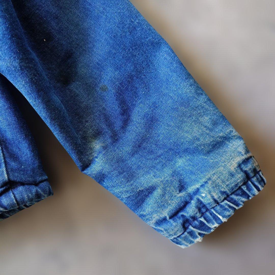 70s OSHKOSH Denim zip up jacket M~L