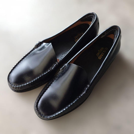 GH.BASS cobra vamp leather slipon 9.5inch