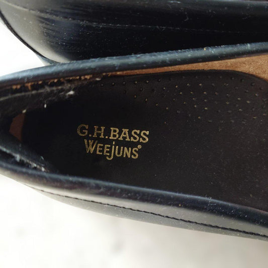 GH.BASS cobra vamp leather slipon 9.5inch