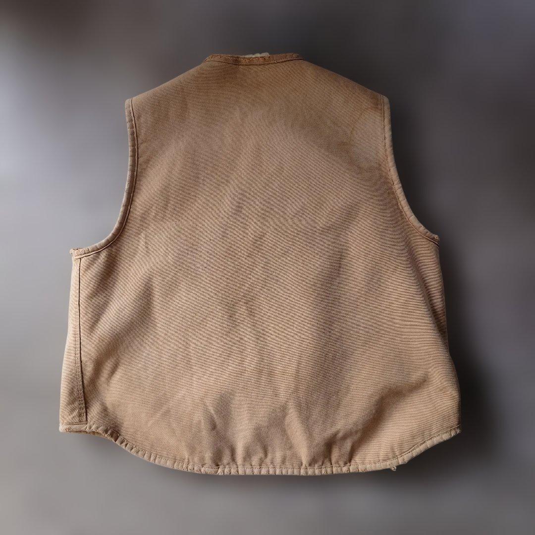 70s CARHARTT duck sherpa vest sz XL