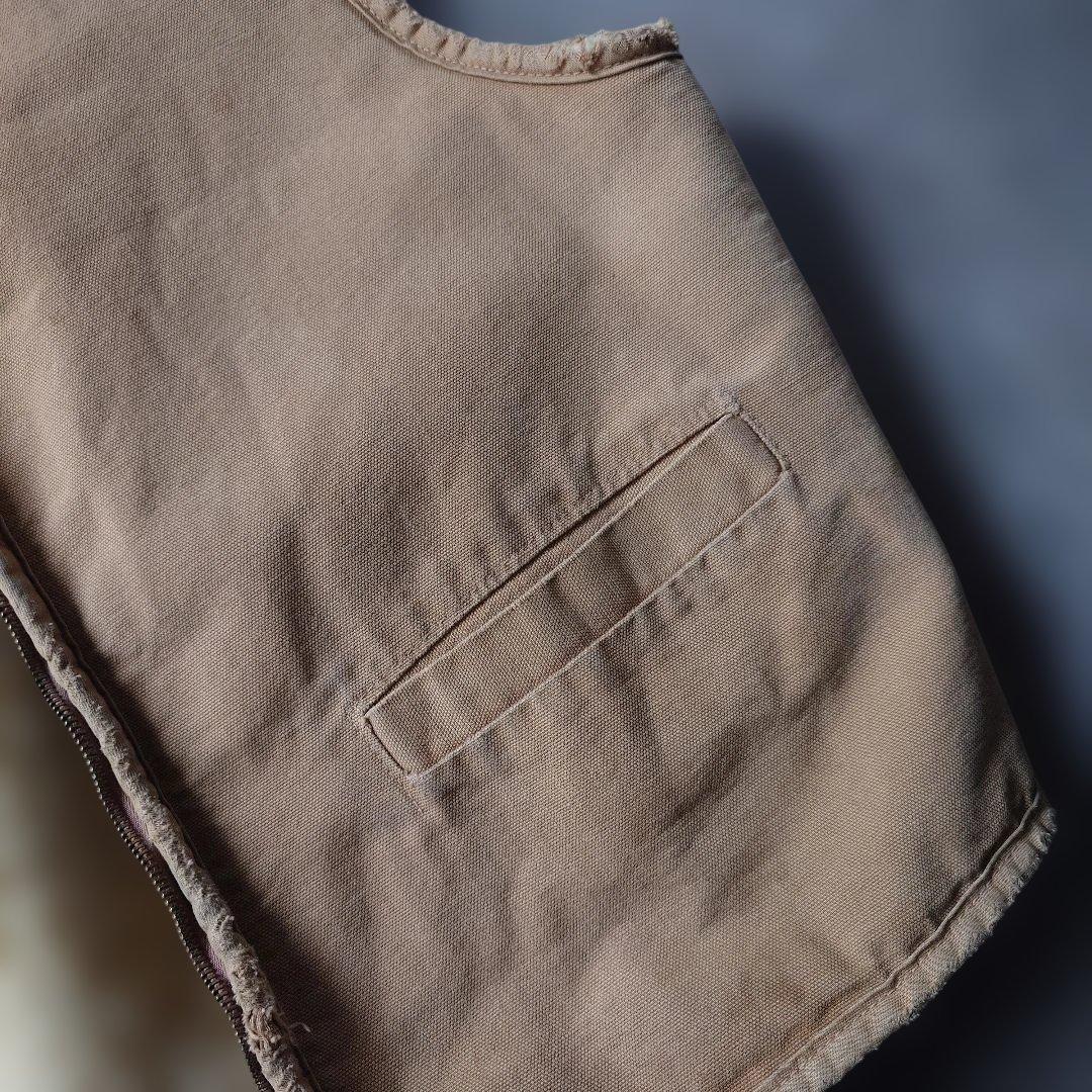 70s CARHARTT duck sherpa vest sz XL