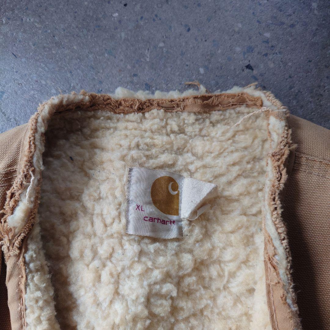 70s CARHARTT duck sherpa vest sz XL