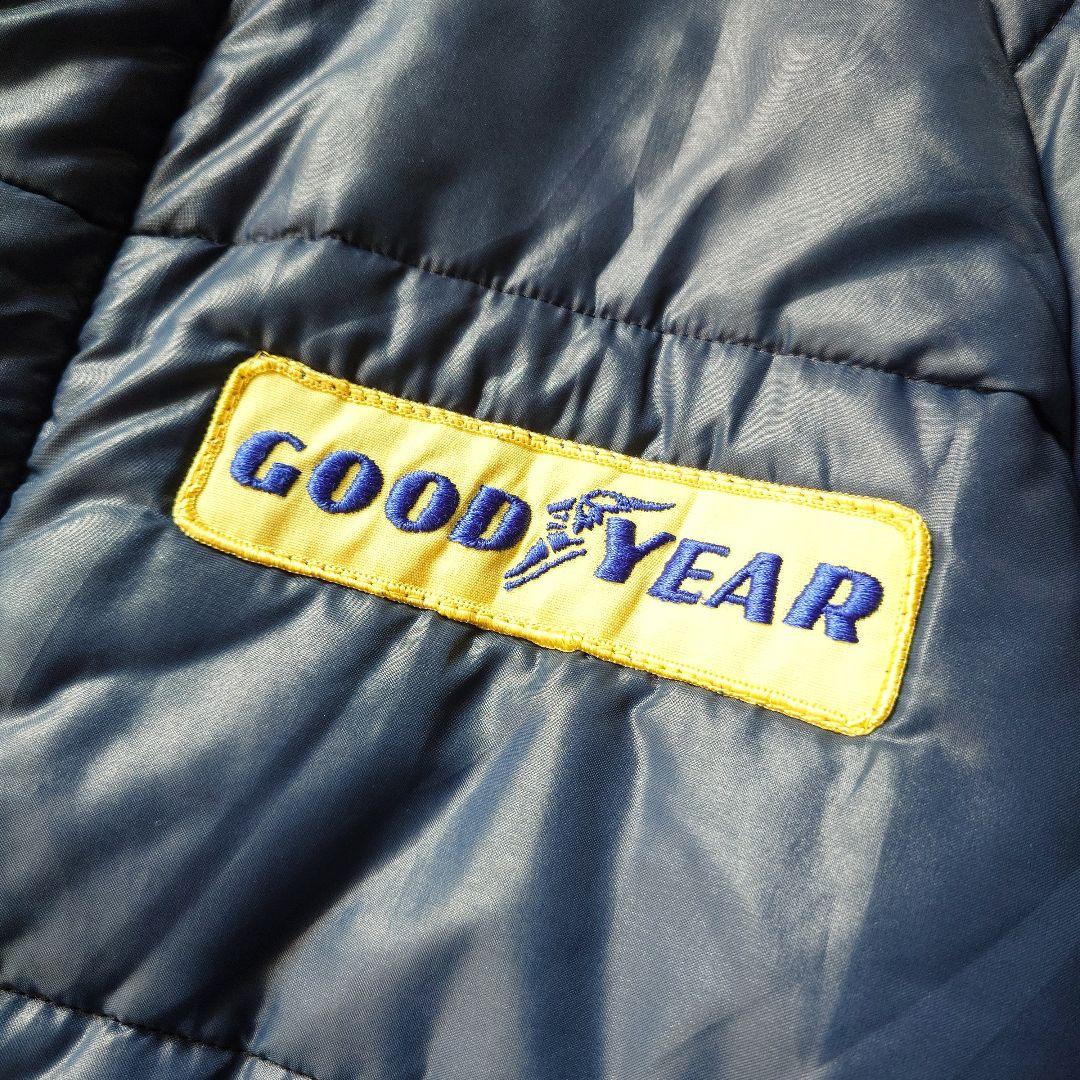 90s　GOODYEAR stand padding coat XL