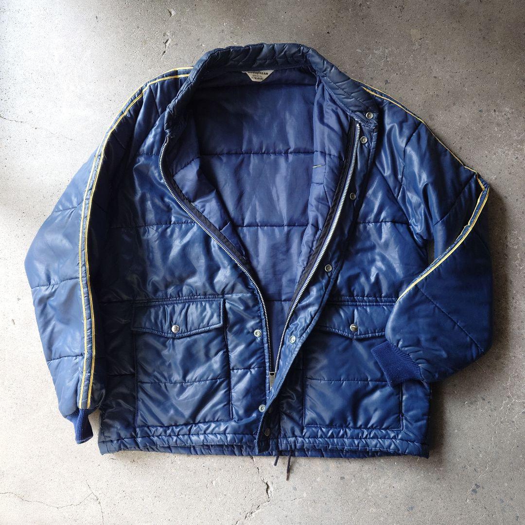 90s　GOODYEAR stand padding coat XL