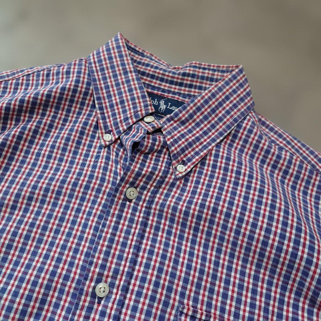 poloralphlauren check shirts M