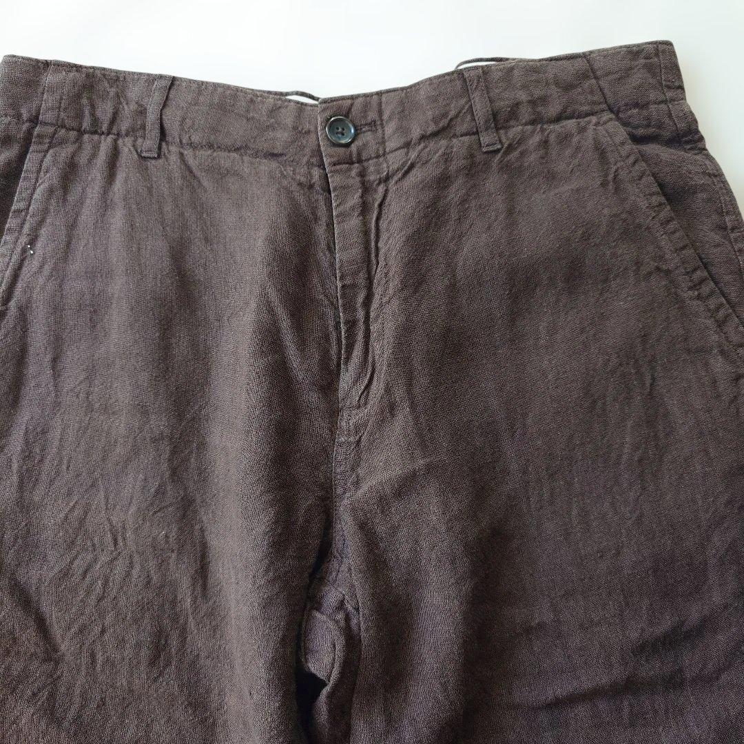 Bananarepublic linen cropped shorts w33