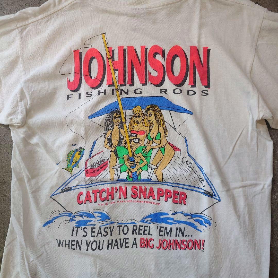 BIG JOHNSON 90s tee XL  single