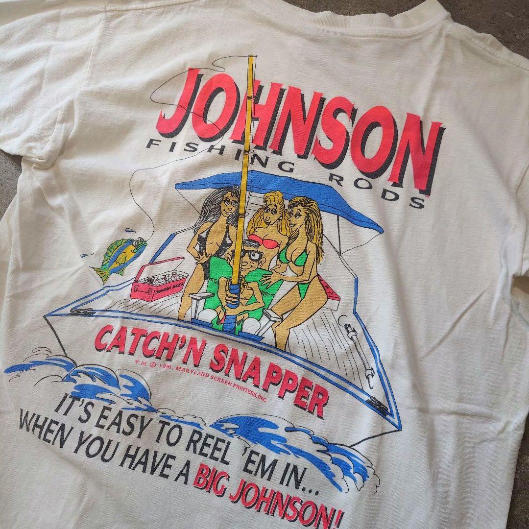 BIG JOHNSON 90s tee XL  single