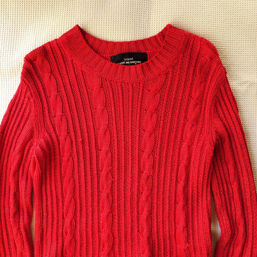 comme des garson コムデギャルソン　レディースレーヨンニット