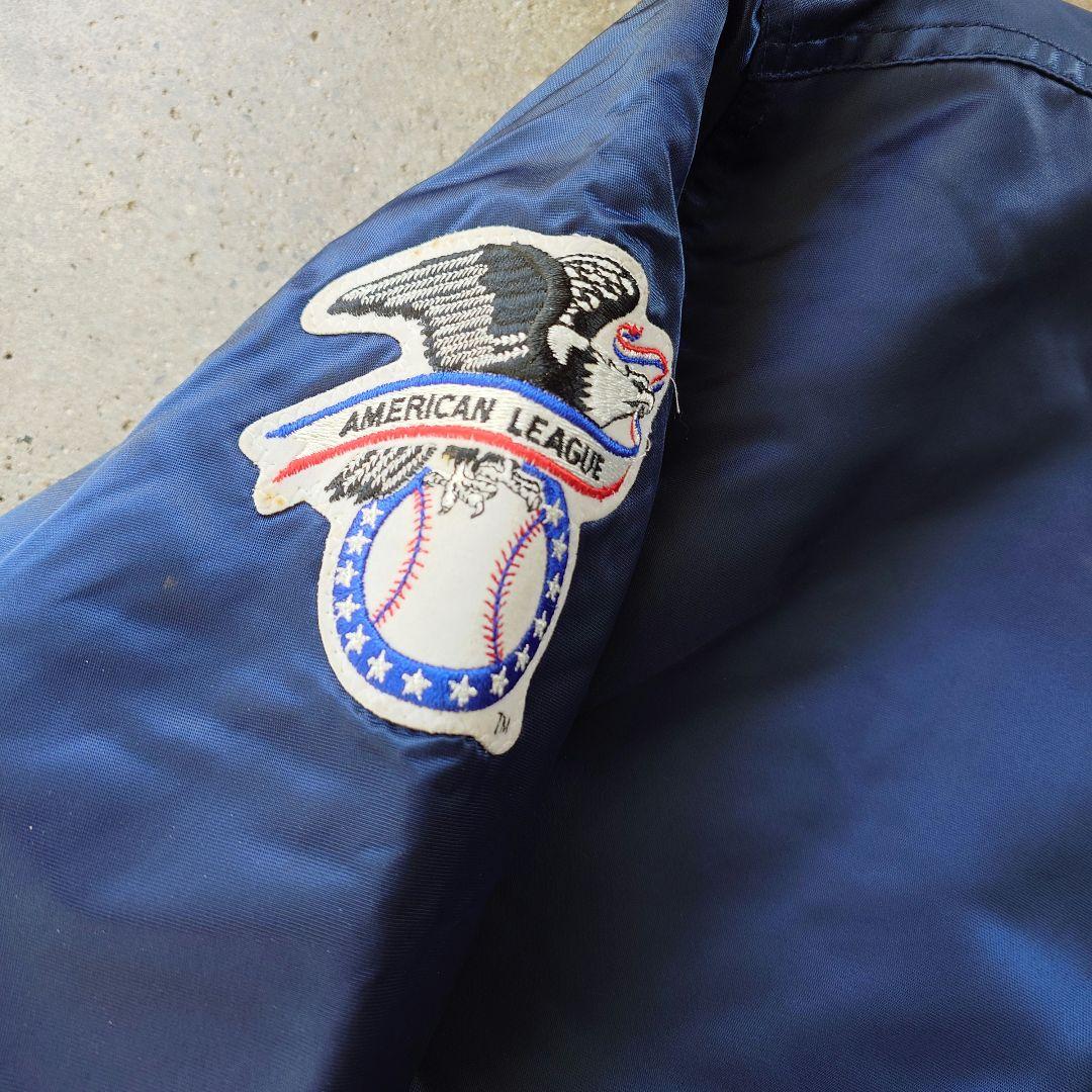 90's old yankees studium jacket M pyramid co 90年代　ニューヨークヤンキース　スタジャン　アメリカ製　M ピラミッド社