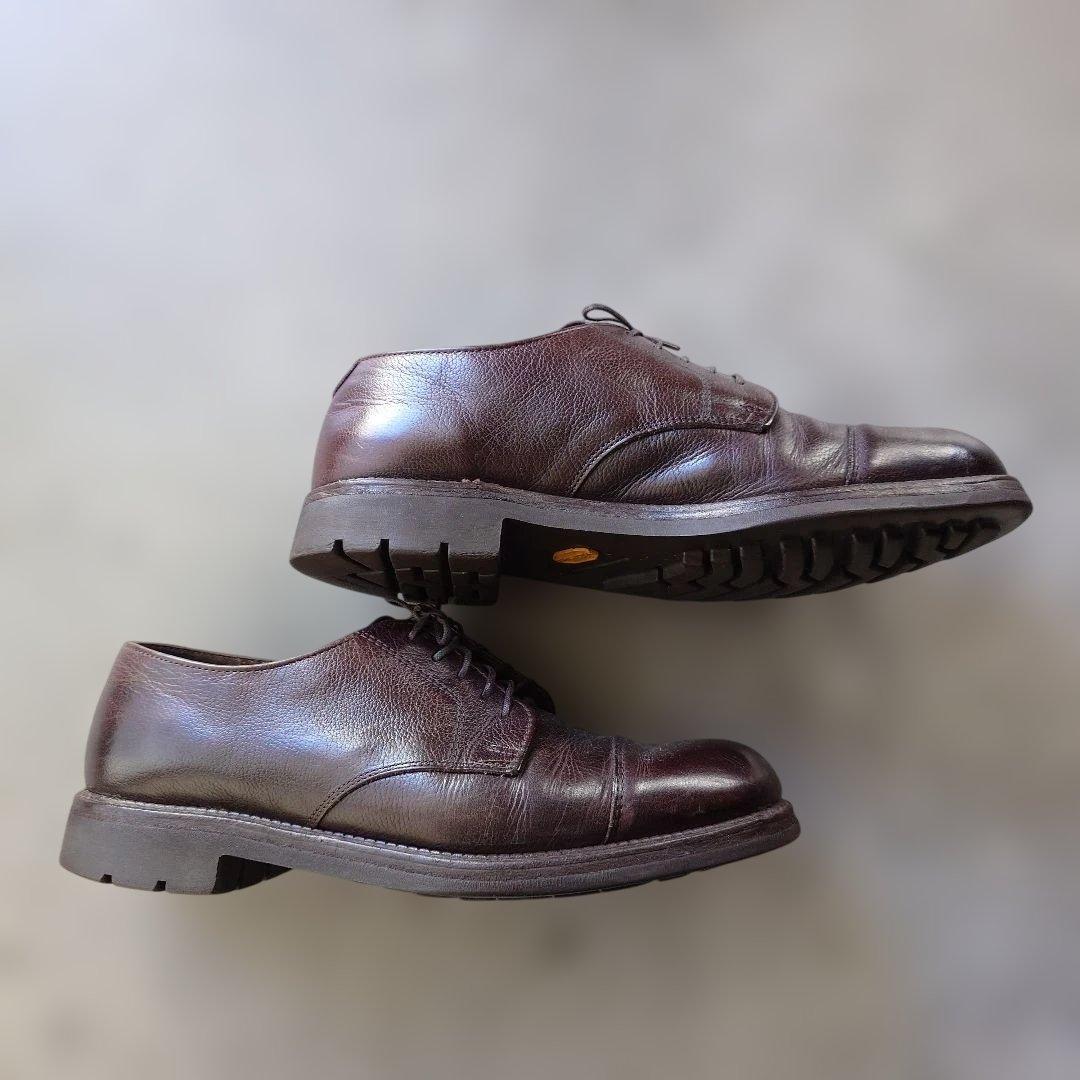 BrooksBrothers by ALDEN plan toe leather shoes made in USA 9.5inch